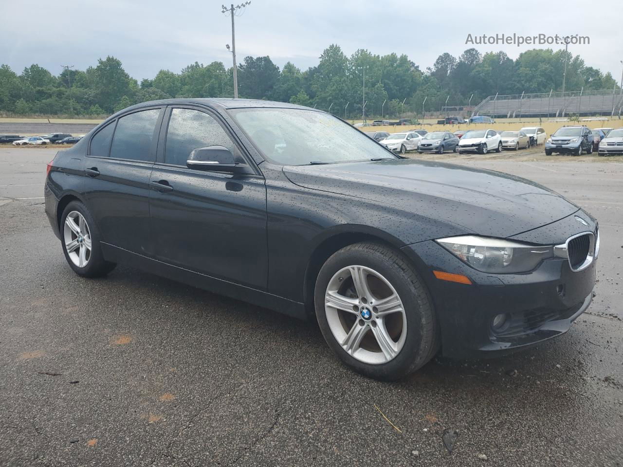 2013 Bmw 328 I Sulev Черный vin: WBA3C1G58DNR47062