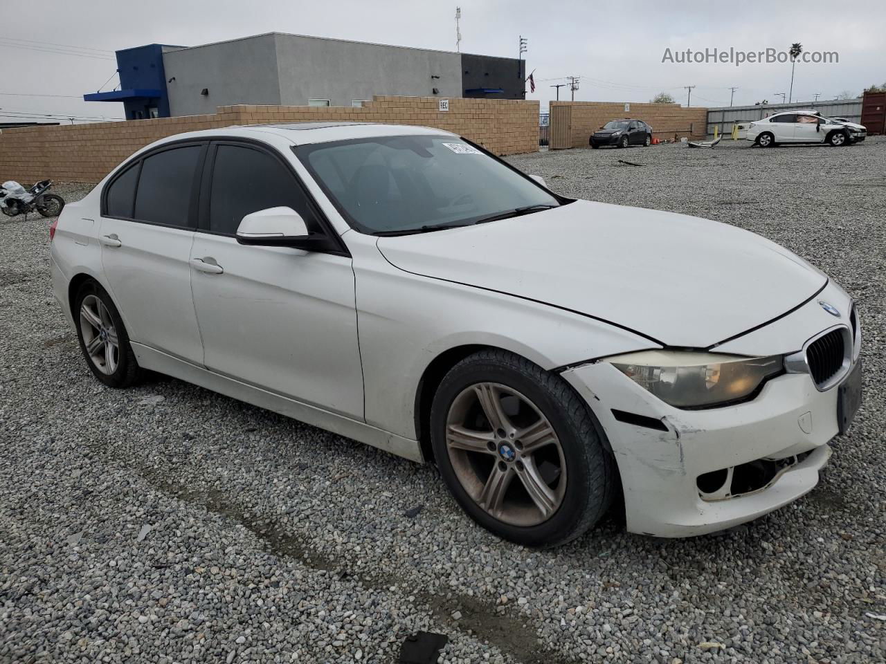 2013 Bmw 328 I Sulev White vin: WBA3C1G5XDNN93500