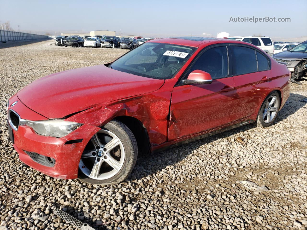 2013 Bmw 328 I Sulev Red vin: WBA3C1G5XDNR46169