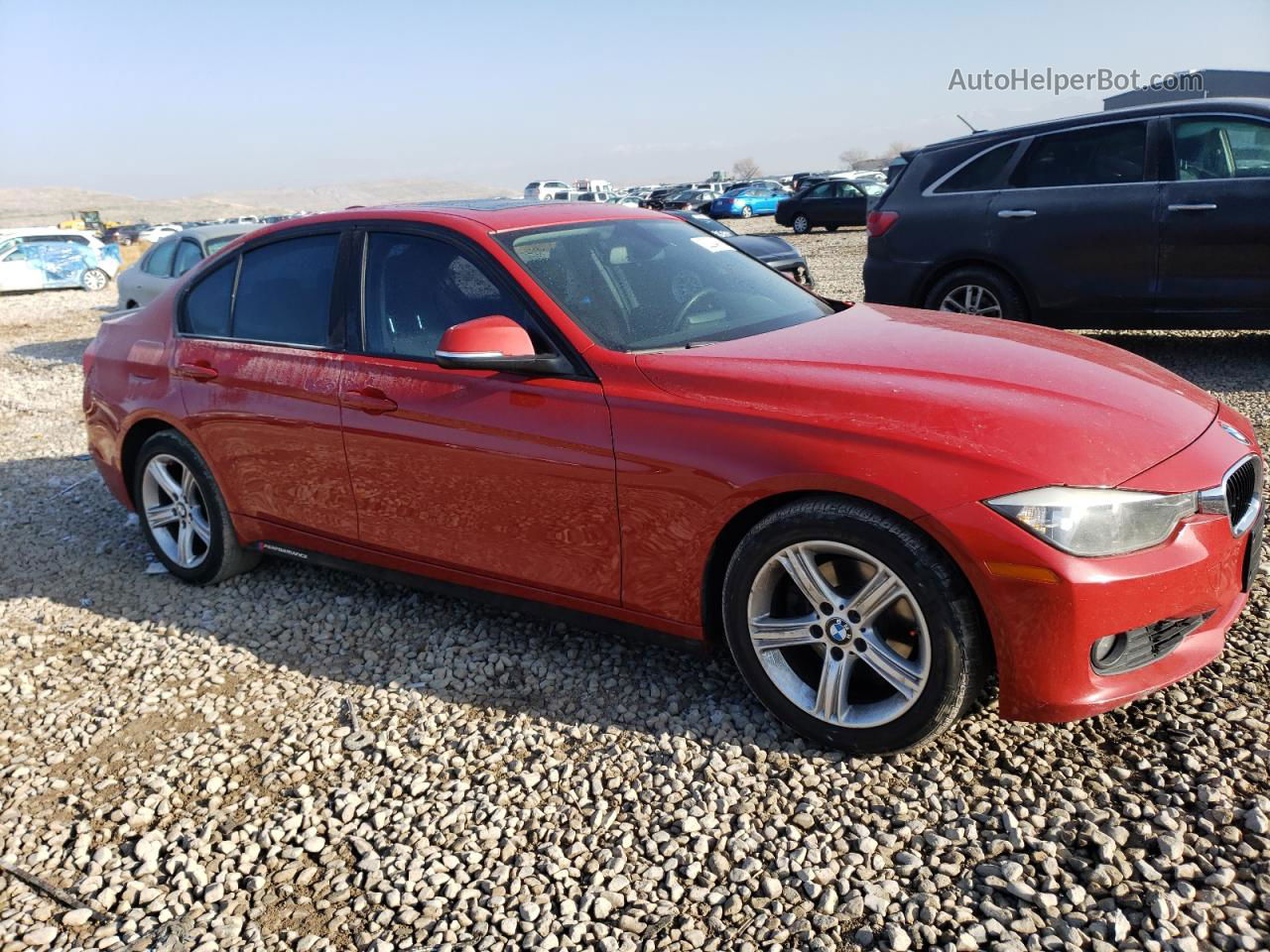 2013 Bmw 328 I Sulev Red vin: WBA3C1G5XDNR46169