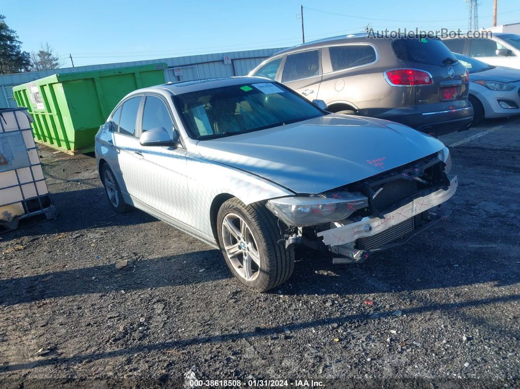 2014 Bmw 320i Xdrive Silver vin: WBA3C3C50EF984619