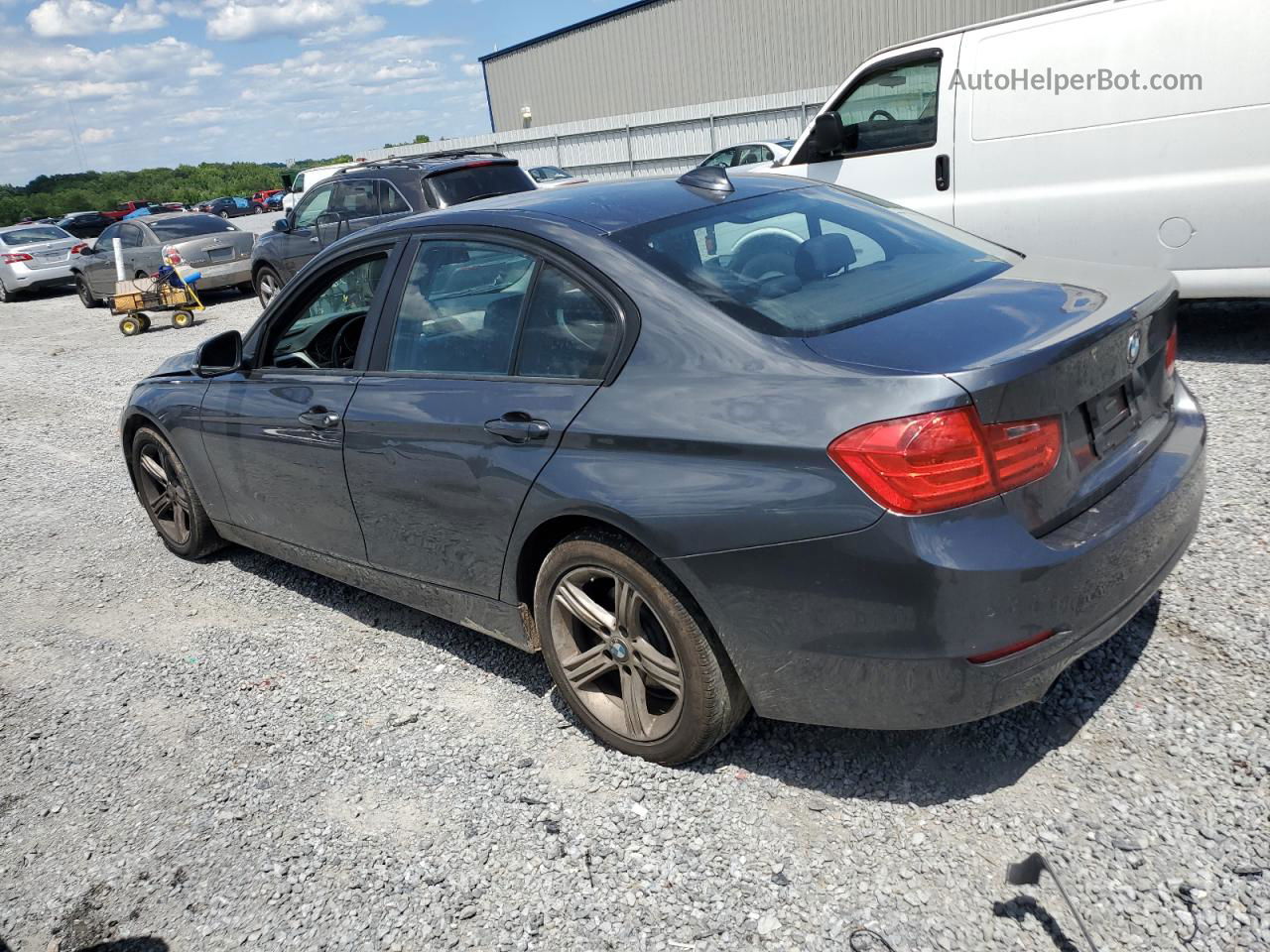 2014 Bmw 320 I Xdrive Gray vin: WBA3C3C50EF986936