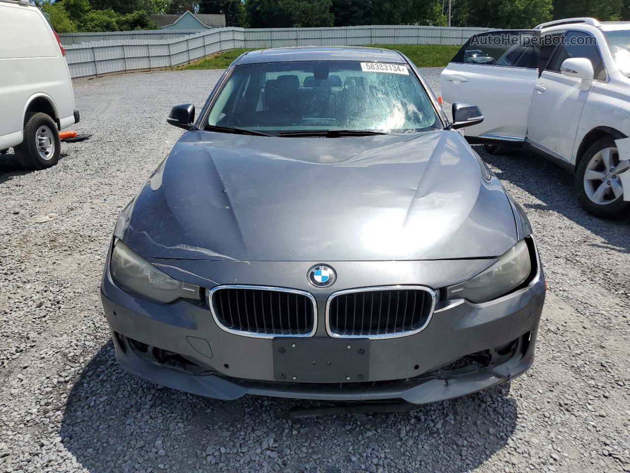 2014 Bmw 320 I Xdrive Gray vin: WBA3C3C50EF986936