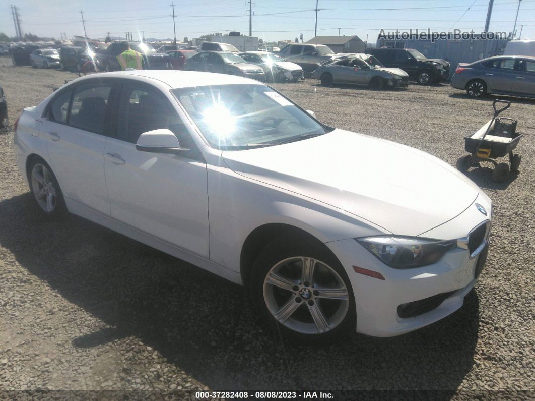 2014 Bmw 3 Series 320i Xdrive White vin: WBA3C3C50EPV90483