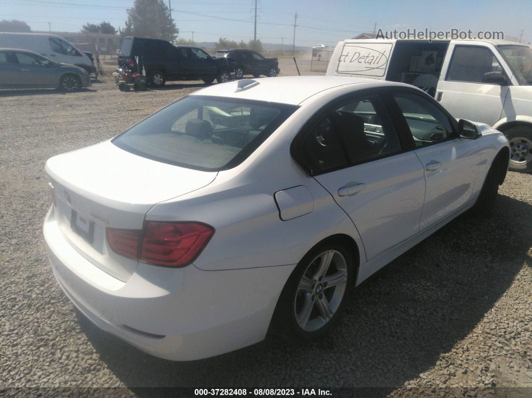 2014 Bmw 3 Series 320i Xdrive White vin: WBA3C3C50EPV90483