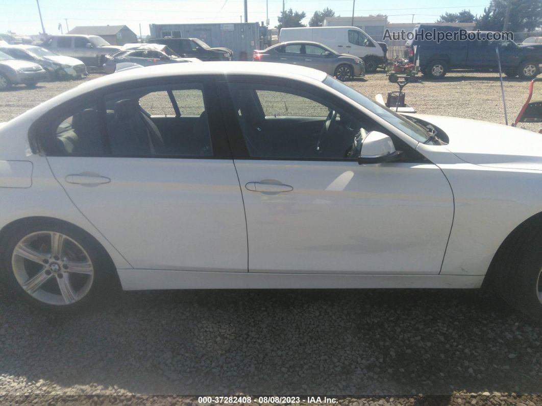 2014 Bmw 3 Series 320i Xdrive White vin: WBA3C3C50EPV90483