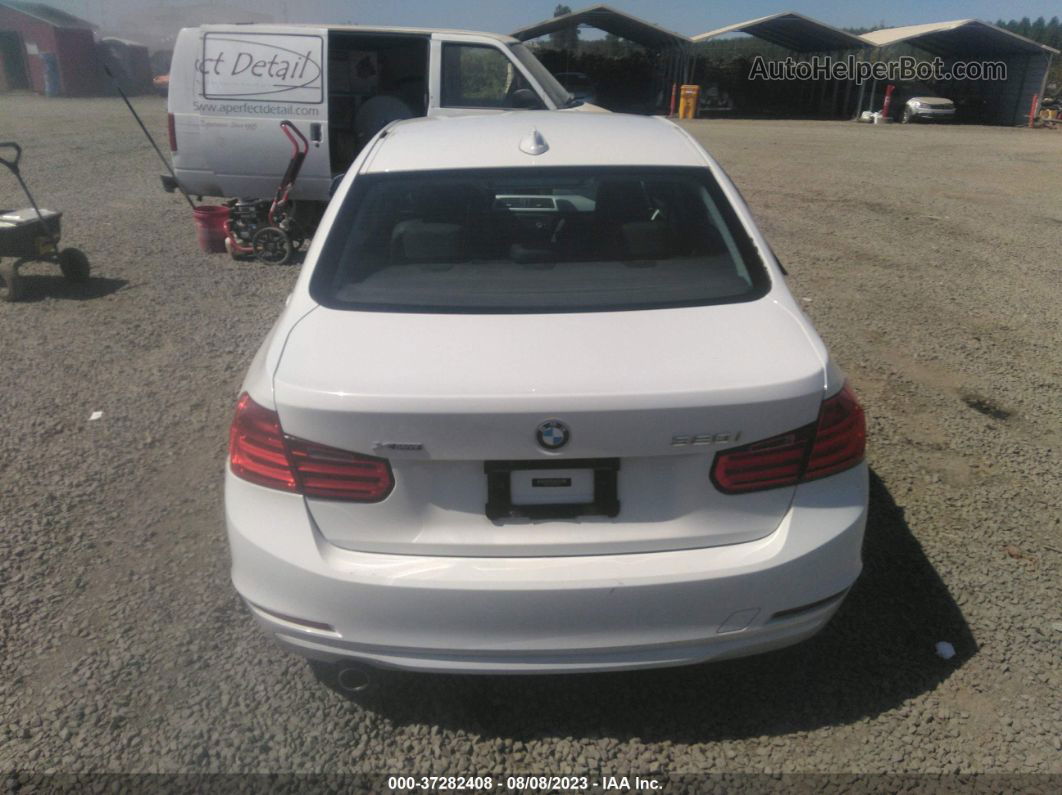 2014 Bmw 3 Series 320i Xdrive White vin: WBA3C3C50EPV90483