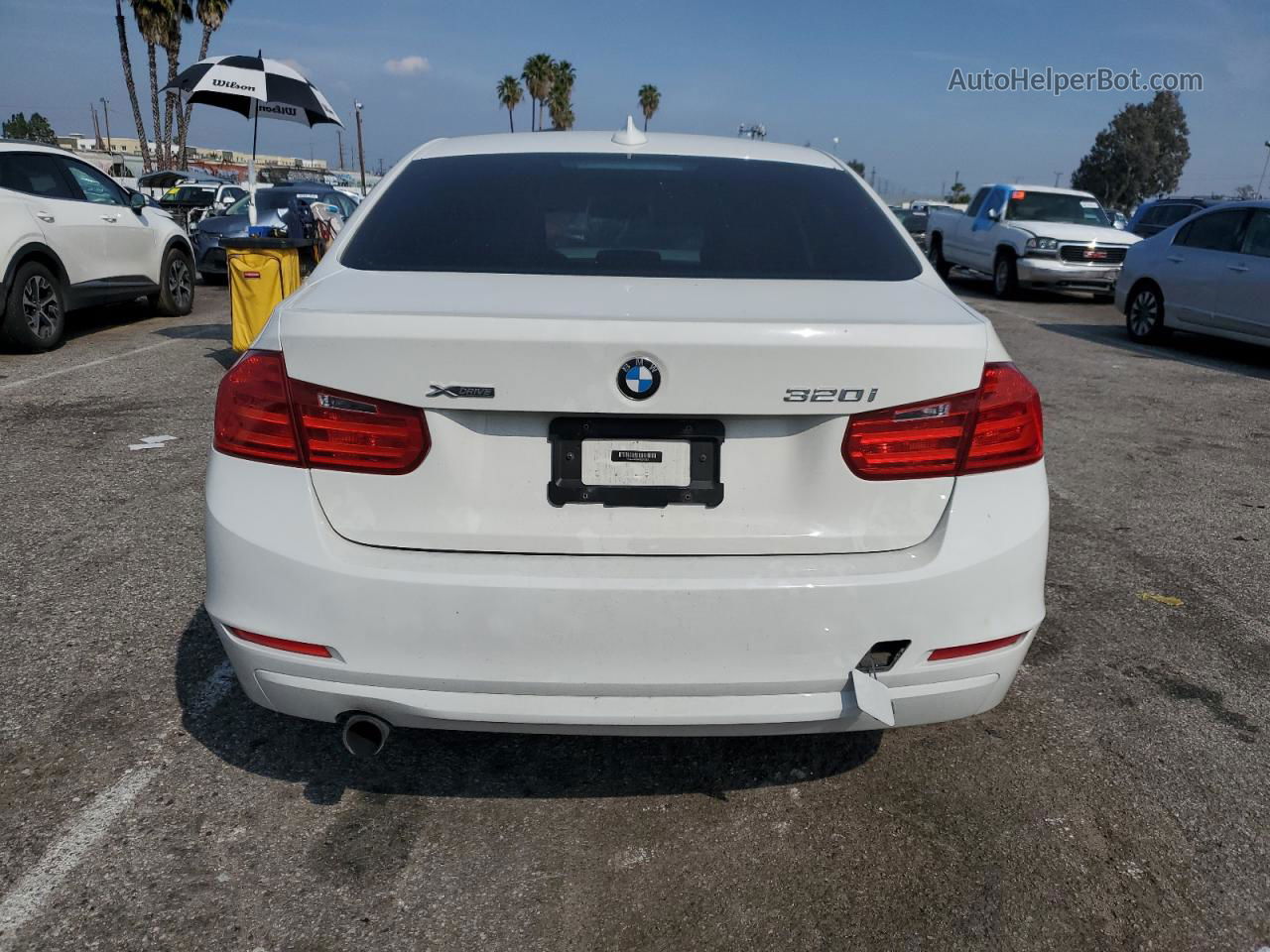 2015 Bmw 320 I Xdrive White vin: WBA3C3C50FK200593