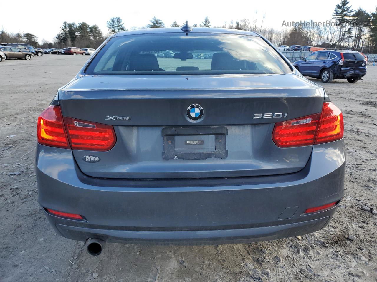 2015 Bmw 320 I Xdrive Gray vin: WBA3C3C50FK201095