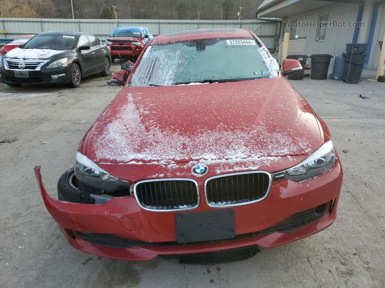 2014 Bmw 320 I Xdrive Red vin: WBA3C3C51EF986430