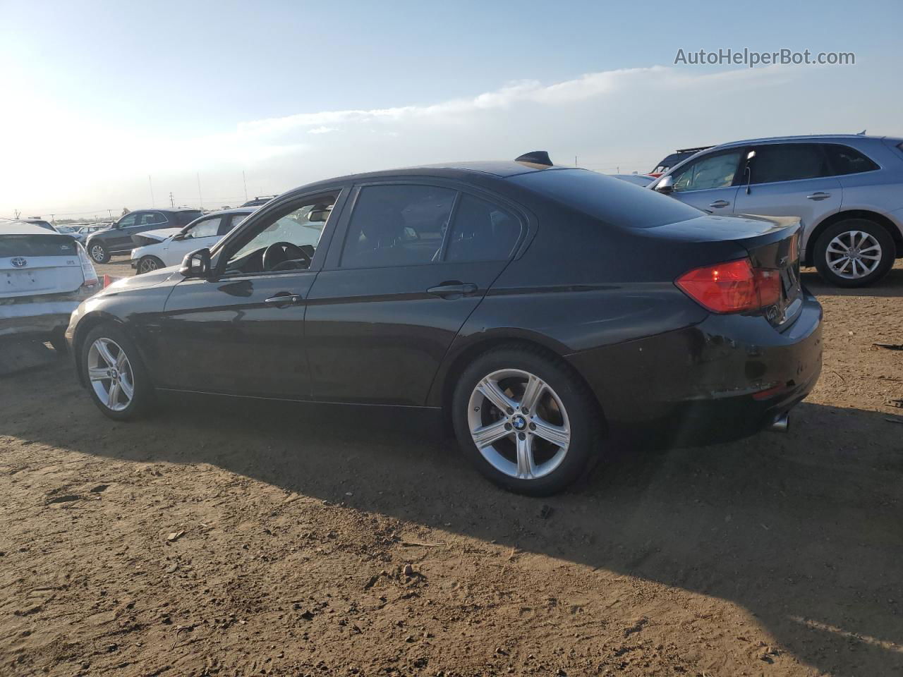 2014 Bmw 320 I Xdrive Black vin: WBA3C3C51EF987383