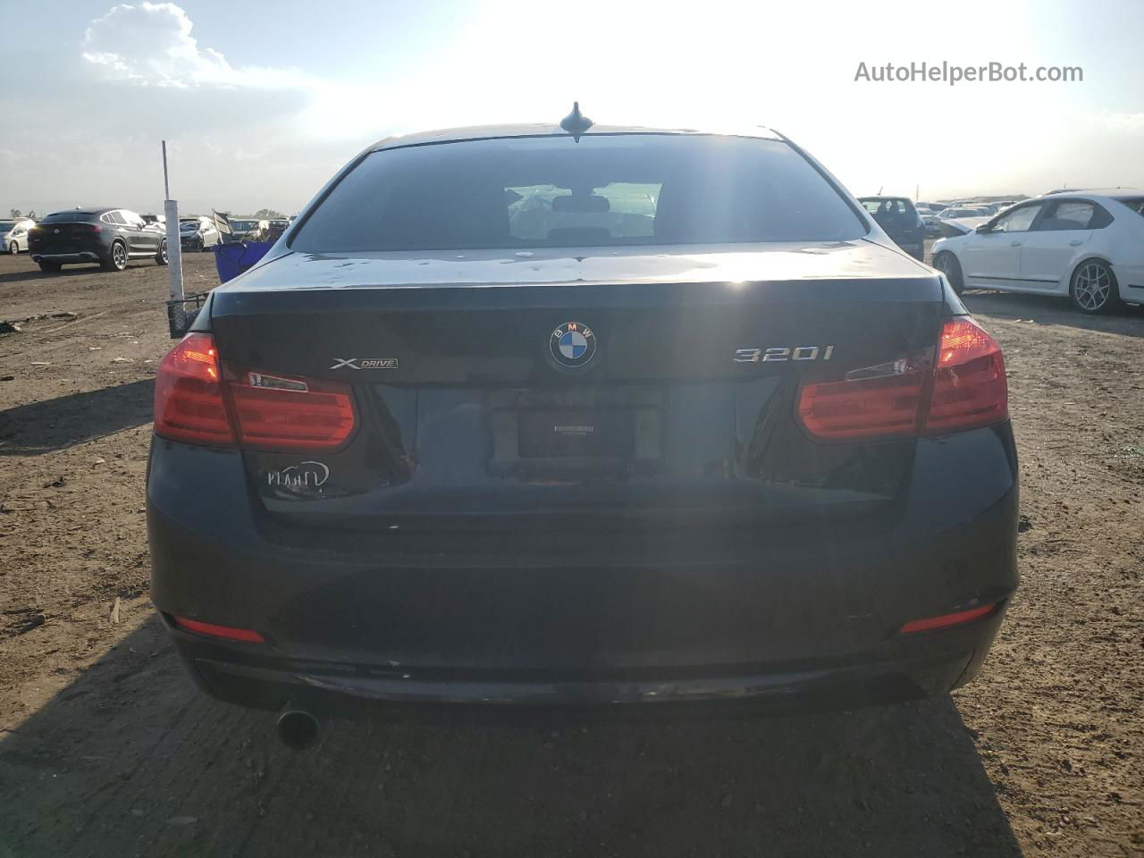 2014 Bmw 320 I Xdrive Черный vin: WBA3C3C51EF987383