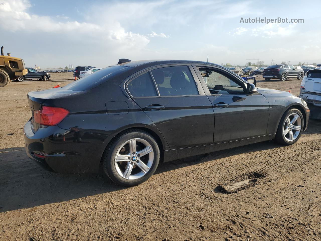 2014 Bmw 320 I Xdrive Black vin: WBA3C3C51EF987383