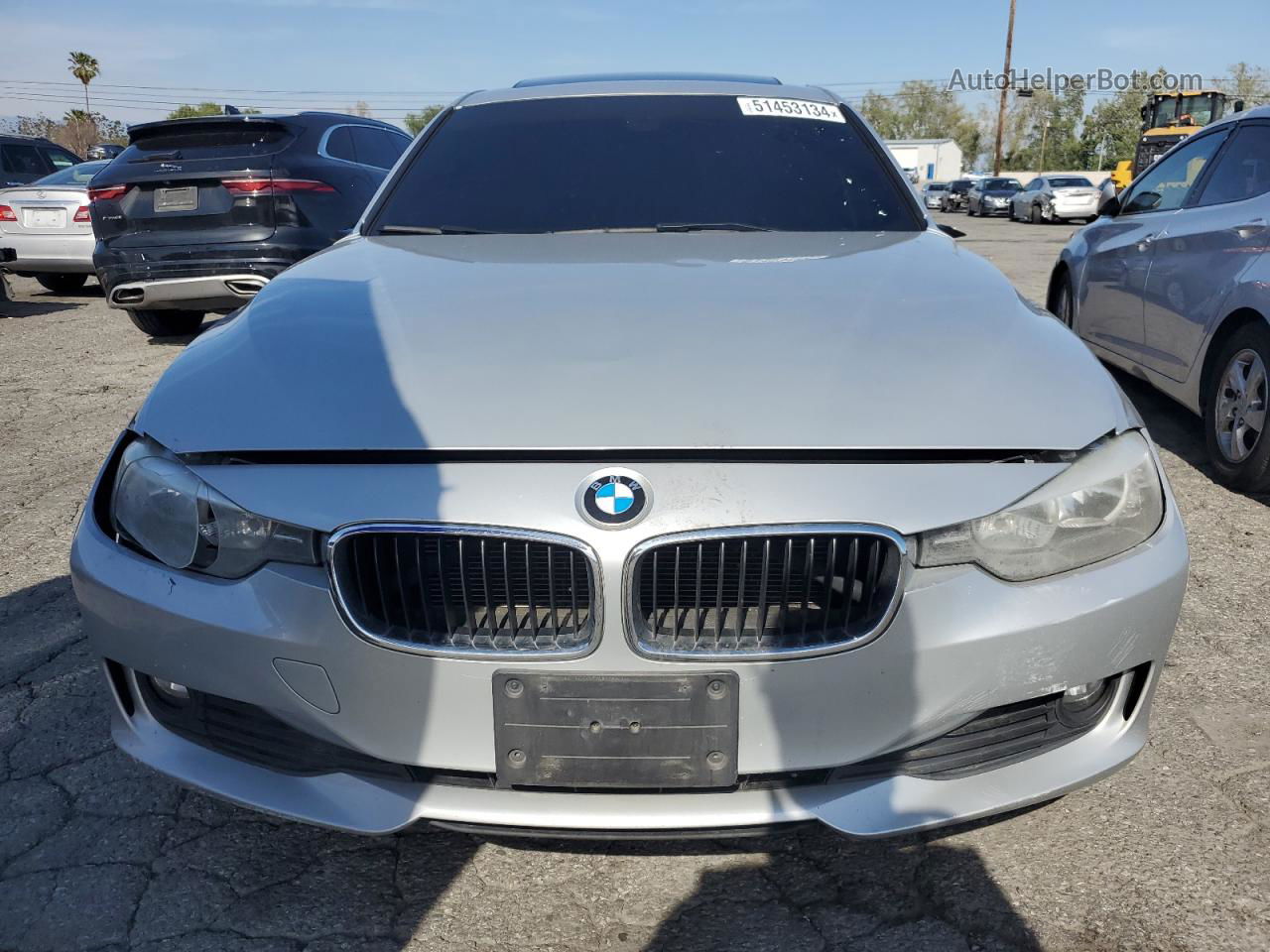 2015 Bmw 320 I Xdrive Silver vin: WBA3C3C51FK201249