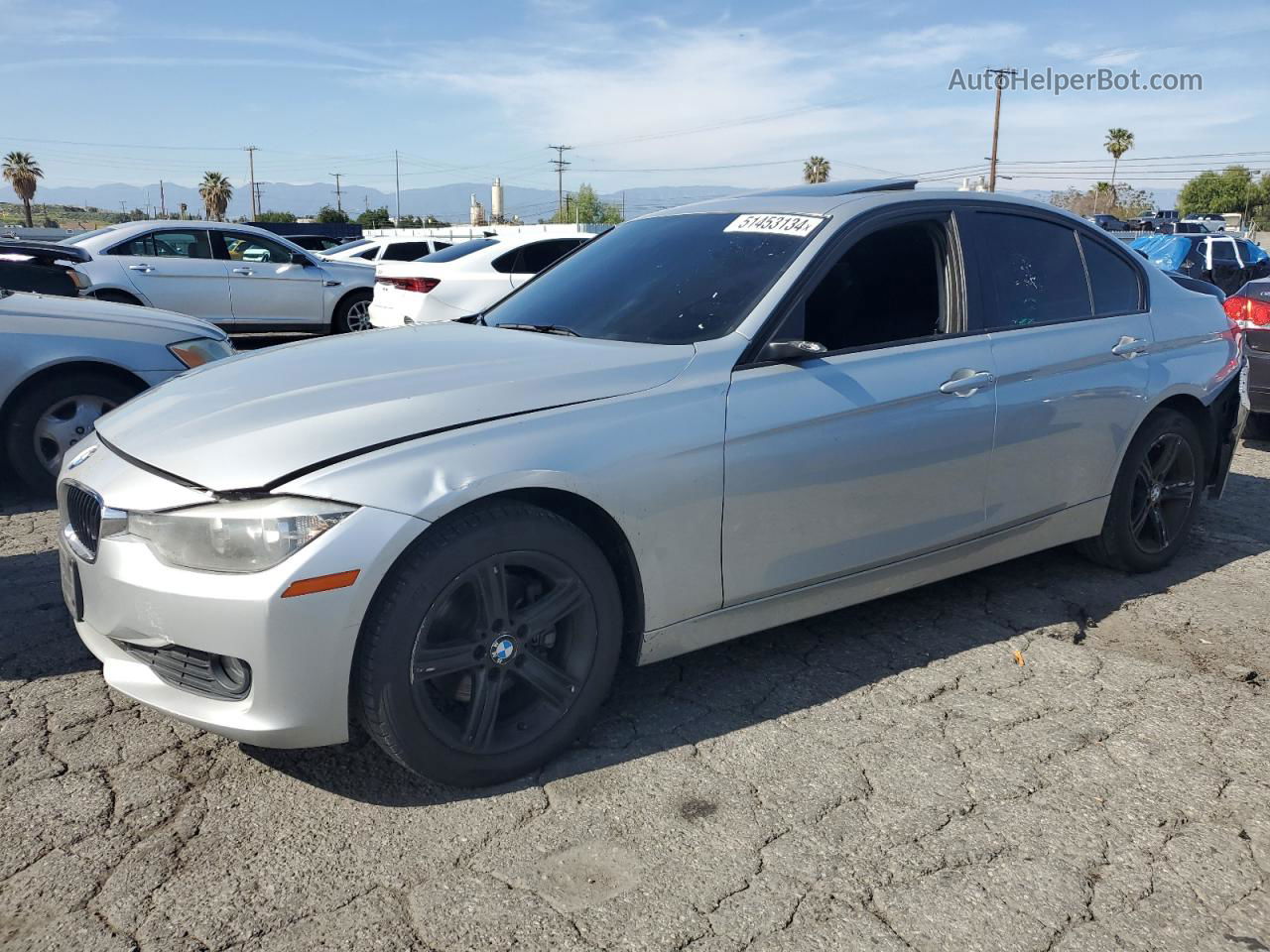 2015 Bmw 320 I Xdrive Silver vin: WBA3C3C51FK201249