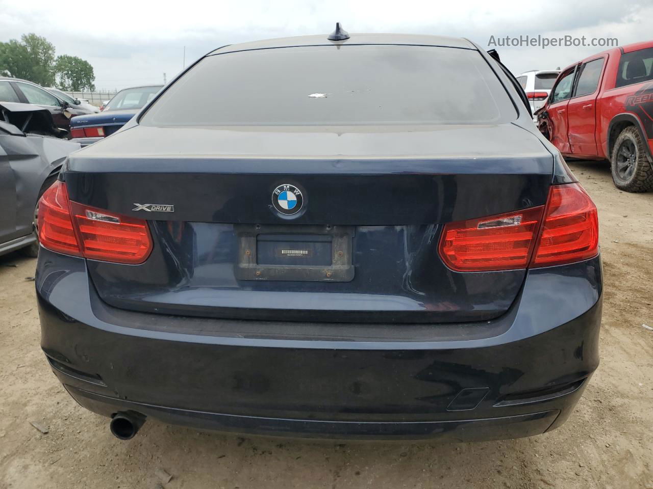 2015 Bmw 320 I Xdrive Blue vin: WBA3C3C51FK203714