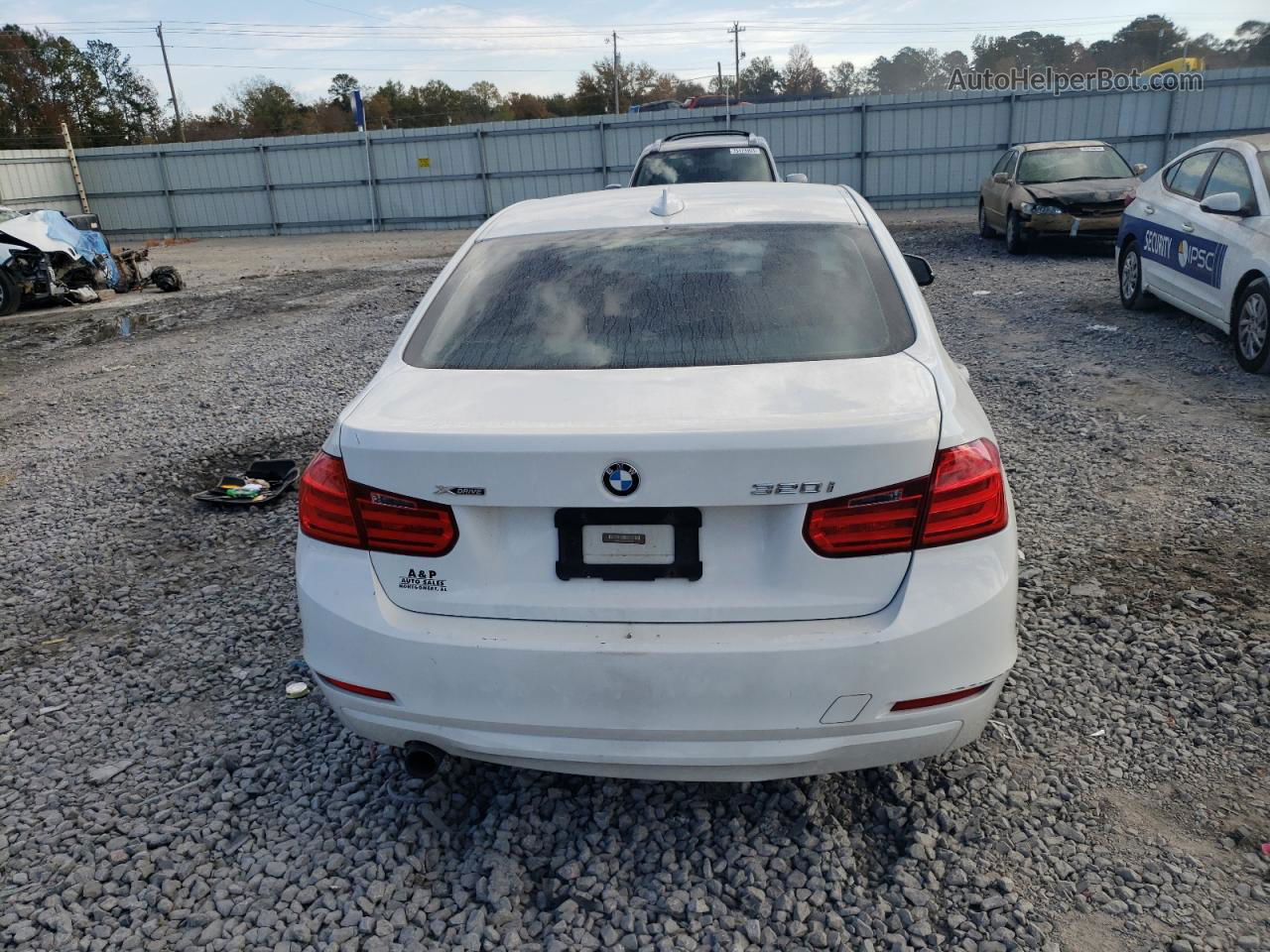 2013 Bmw 320 I Xdrive White vin: WBA3C3C52DF982238