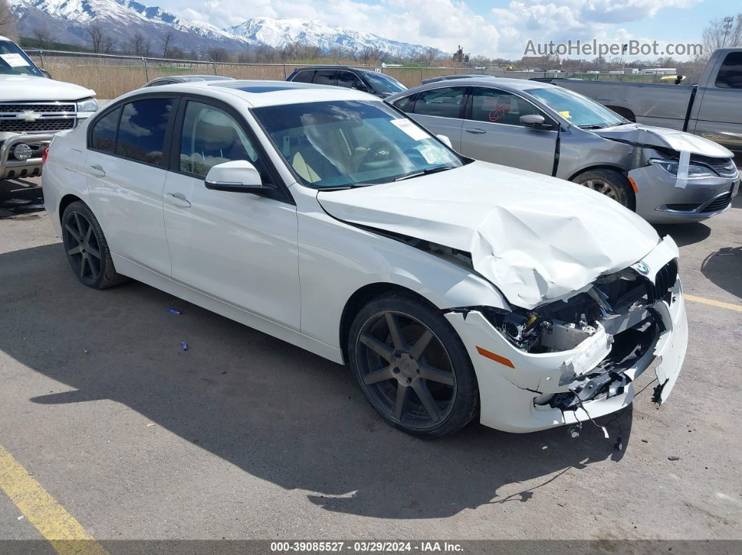 2013 Bmw 320i Xdrive White vin: WBA3C3C52DF982255