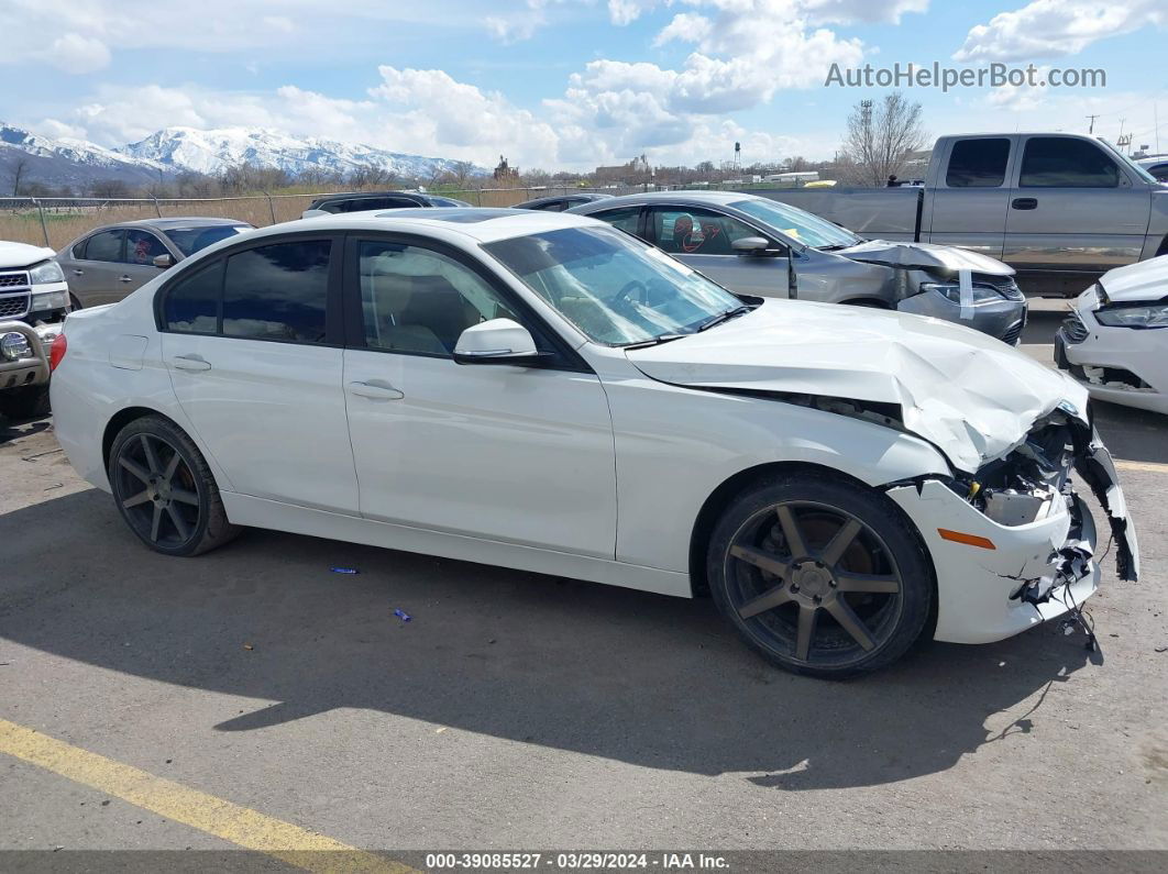 2013 Bmw 320i Xdrive White vin: WBA3C3C52DF982255