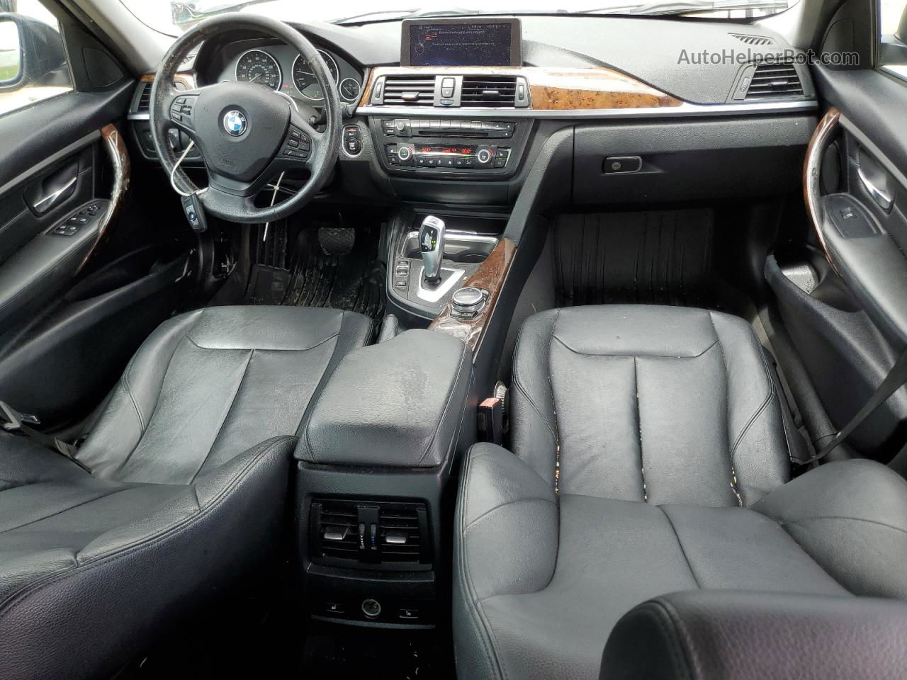 2014 Bmw 320 I Xdrive Черный vin: WBA3C3C53EF983349