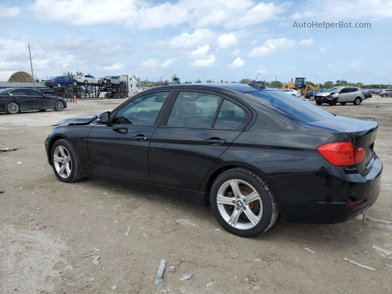 2014 Bmw 320 I Xdrive Black vin: WBA3C3C53EF983349