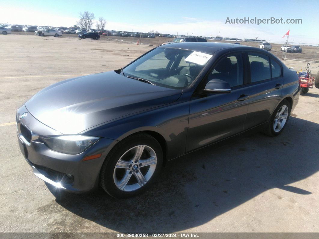 2014 Bmw 320i Xdrive Gray vin: WBA3C3C53EF983626