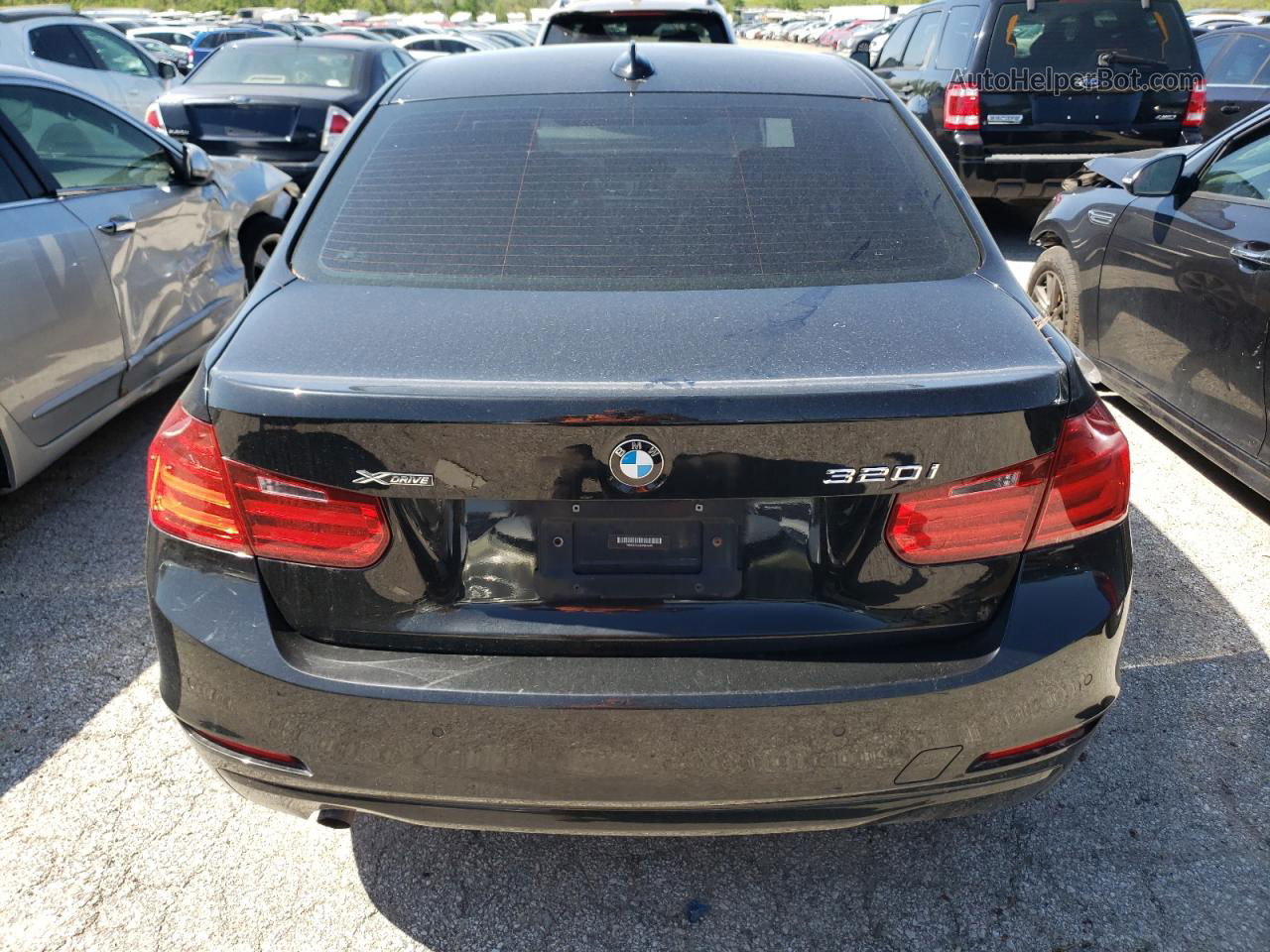 2015 Bmw 320 I Xdrive Black vin: WBA3C3C53FP664545