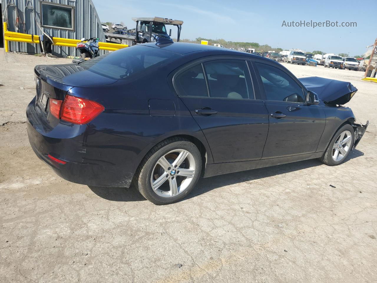 2013 Bmw 320 I Xdrive Blue vin: WBA3C3C54DF981463