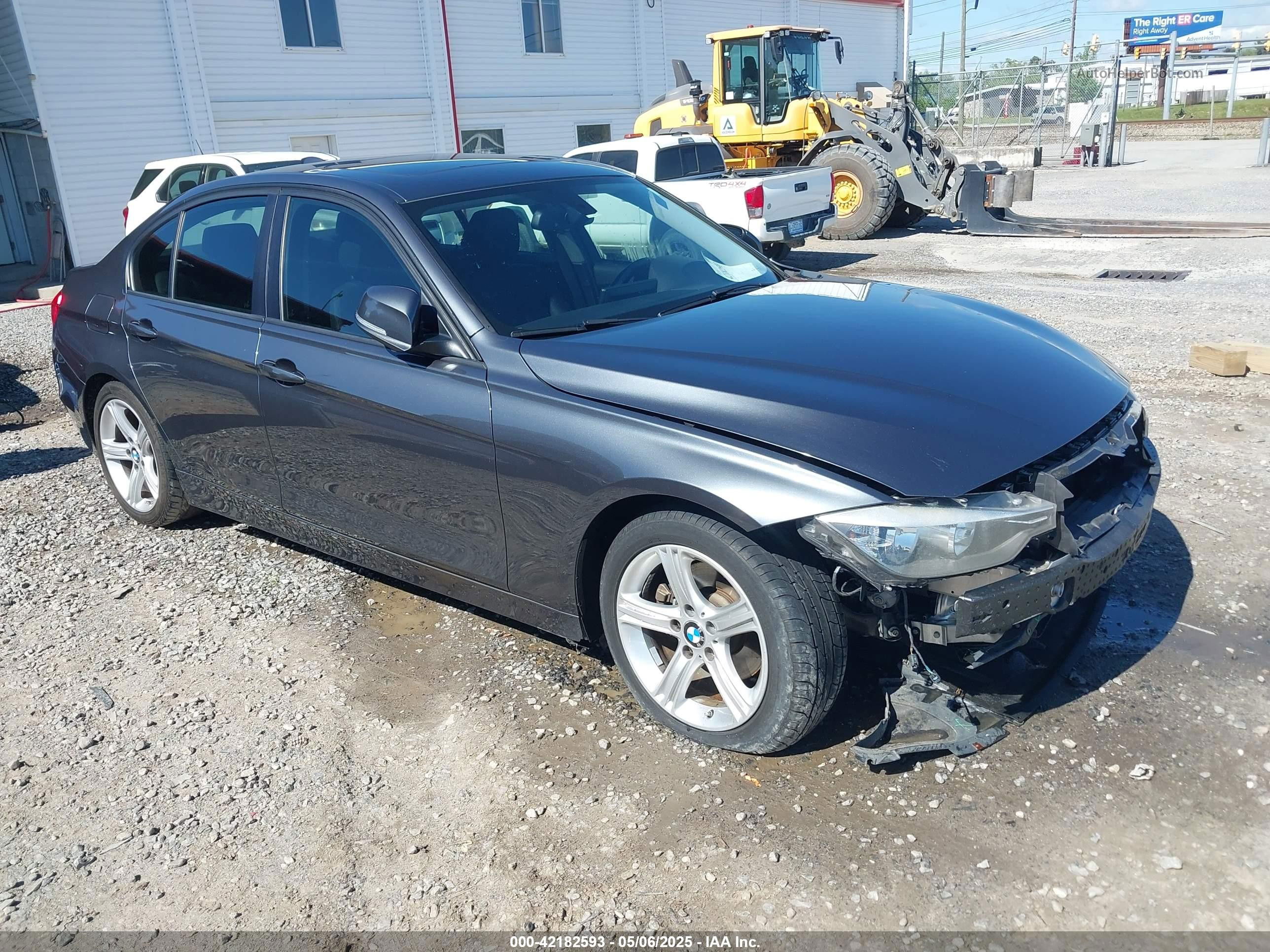 2014 Bmw 320i Xdrive Gray vin: WBA3C3C54EP661409