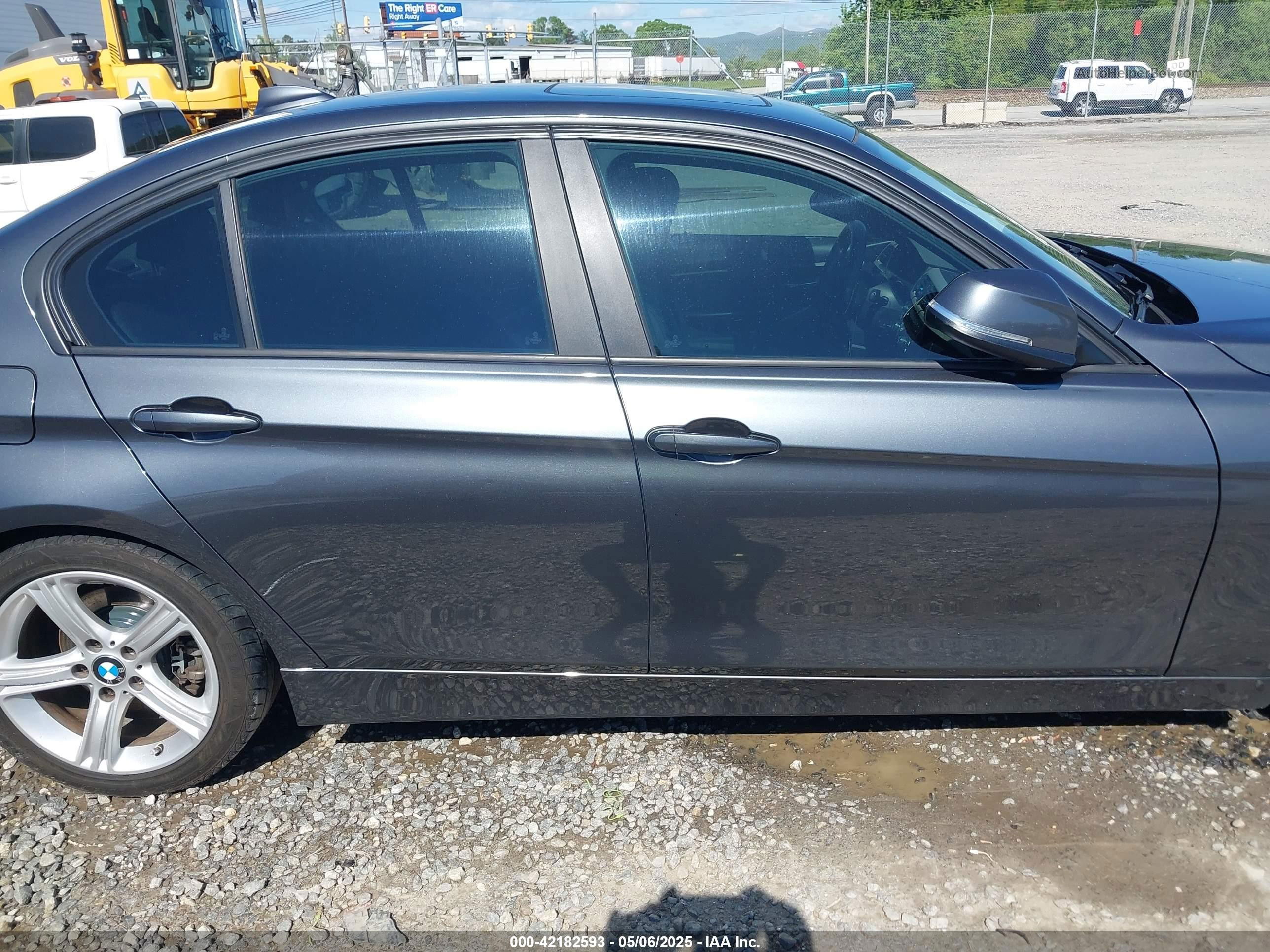 2014 Bmw 320i Xdrive Gray vin: WBA3C3C54EP661409