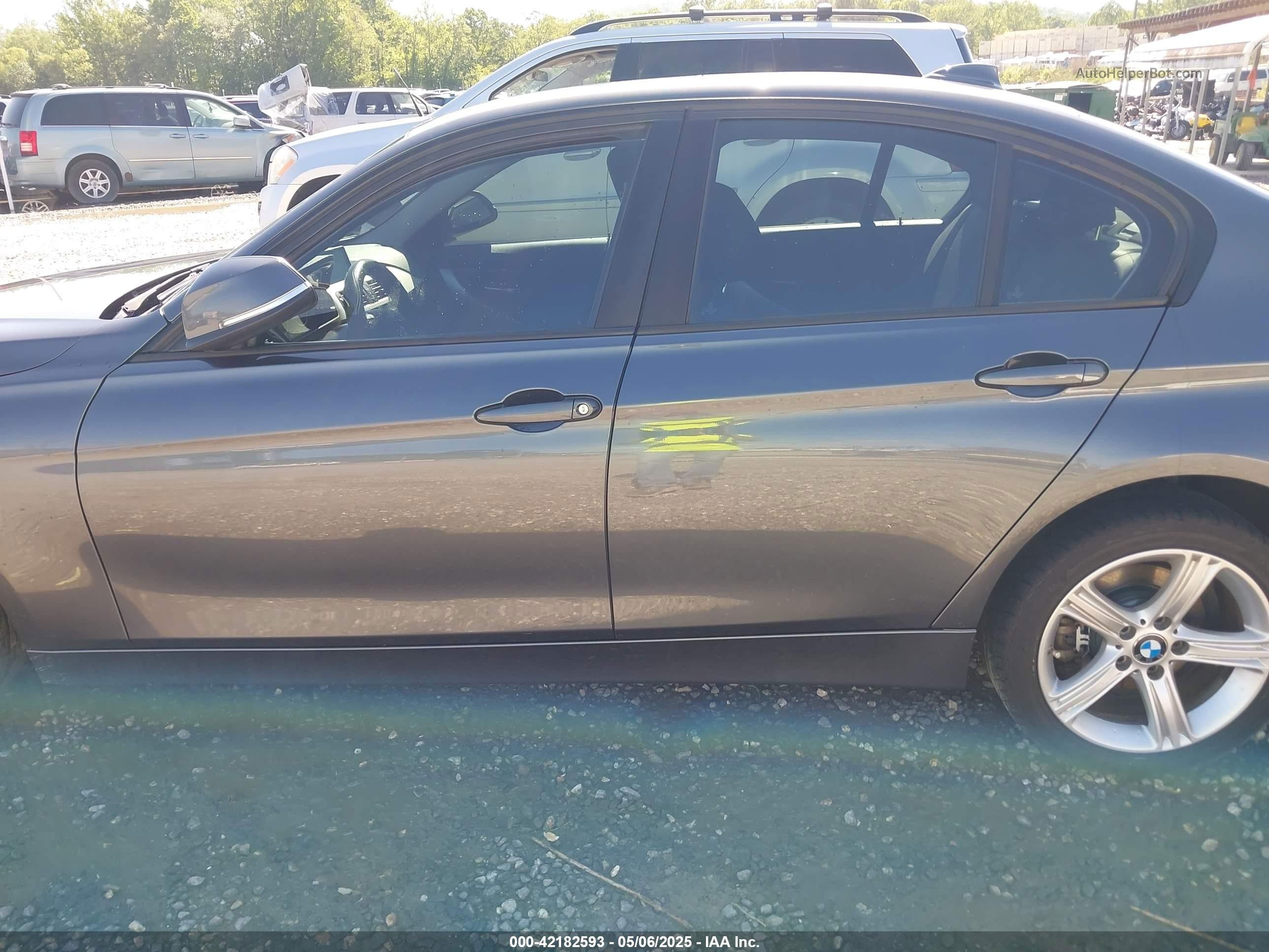 2014 Bmw 320i Xdrive Gray vin: WBA3C3C54EP661409