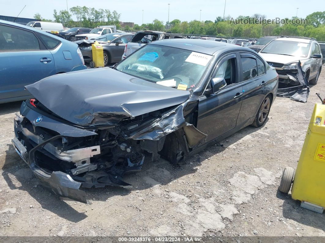 2015 Bmw 320i Xdrive Gray vin: WBA3C3C54FK202315