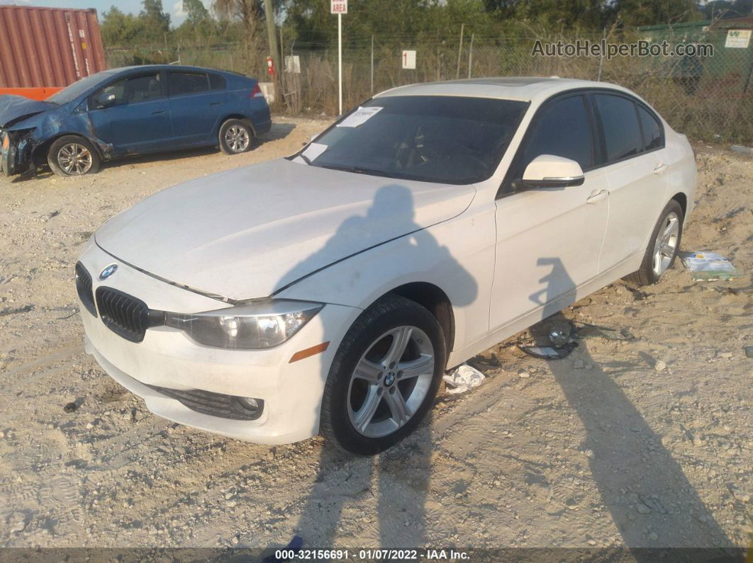 2015 Bmw 320i Xdrive White vin: WBA3C3C54FP665011