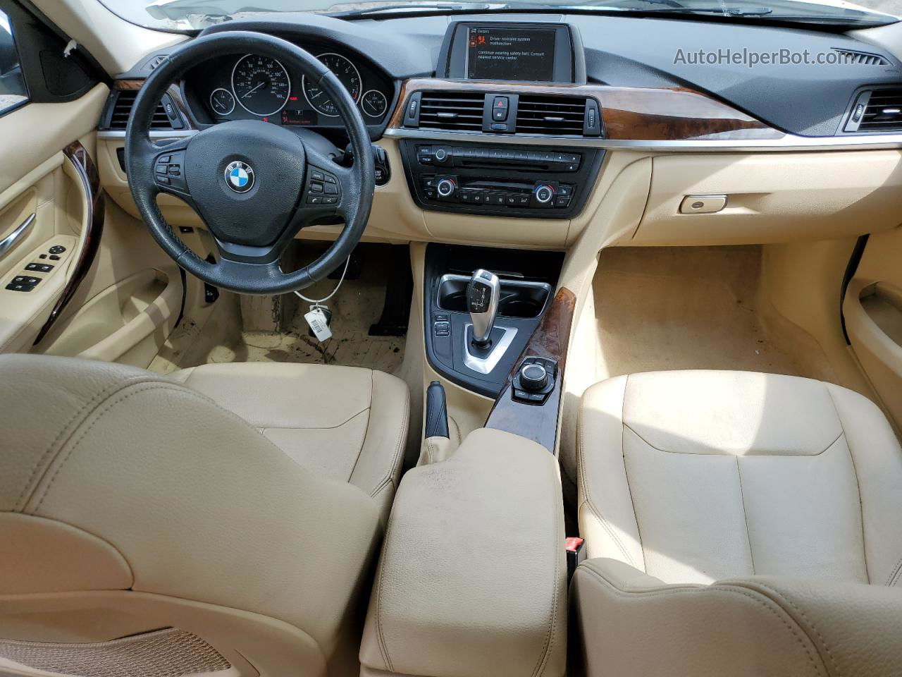 2014 Bmw 320 I Xdrive Белый vin: WBA3C3C55EF983563