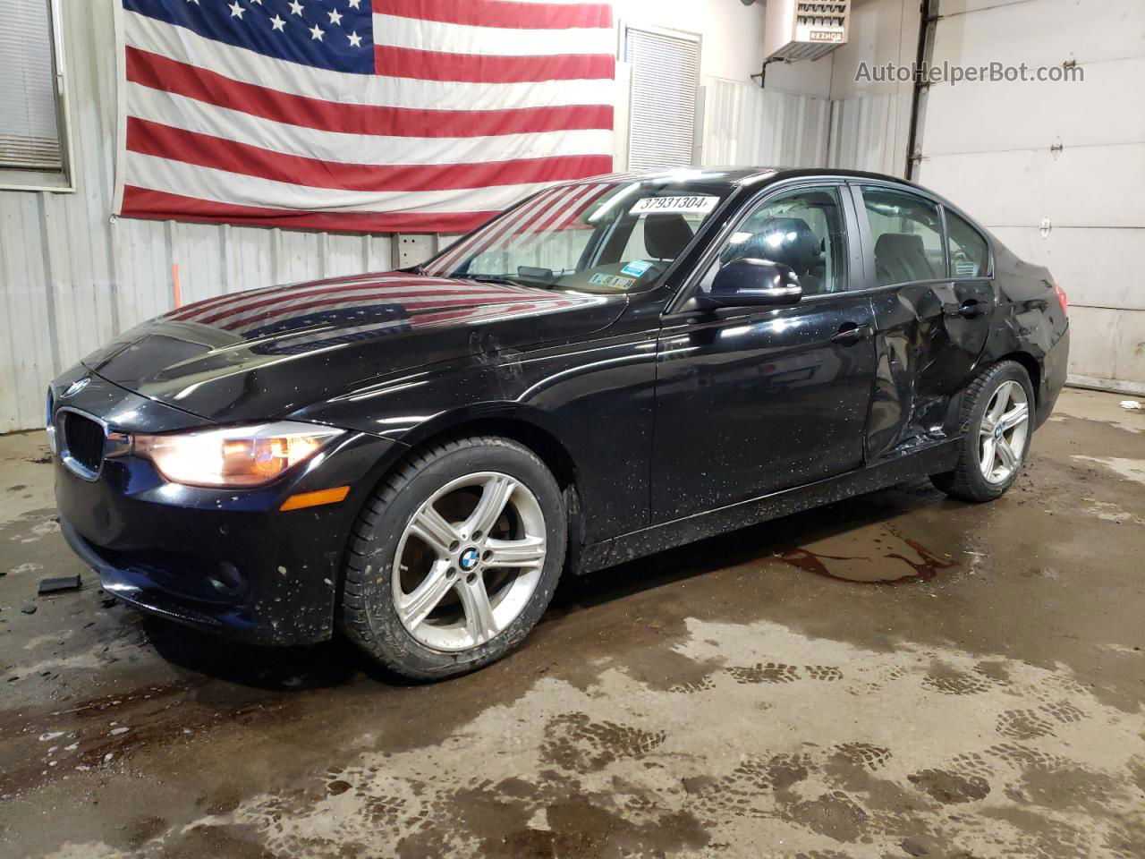 2014 Bmw 320 I Xdrive Black vin: WBA3C3C55EF986849