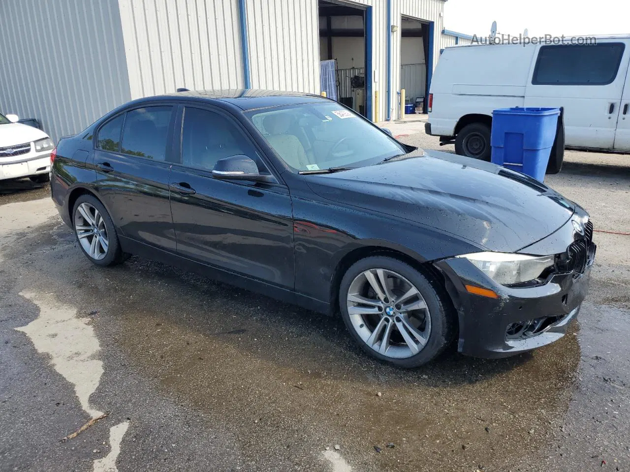 2014 Bmw 320 I Xdrive Black vin: WBA3C3C55EP661600