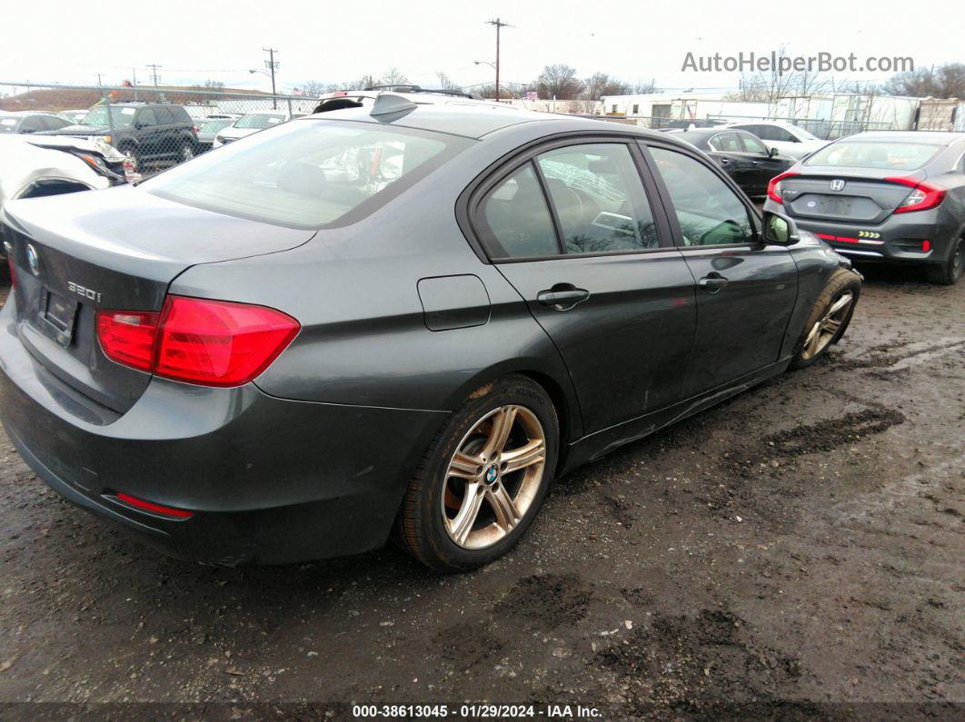 2015 Bmw 320i Xdrive Gray vin: WBA3C3C55FK201089