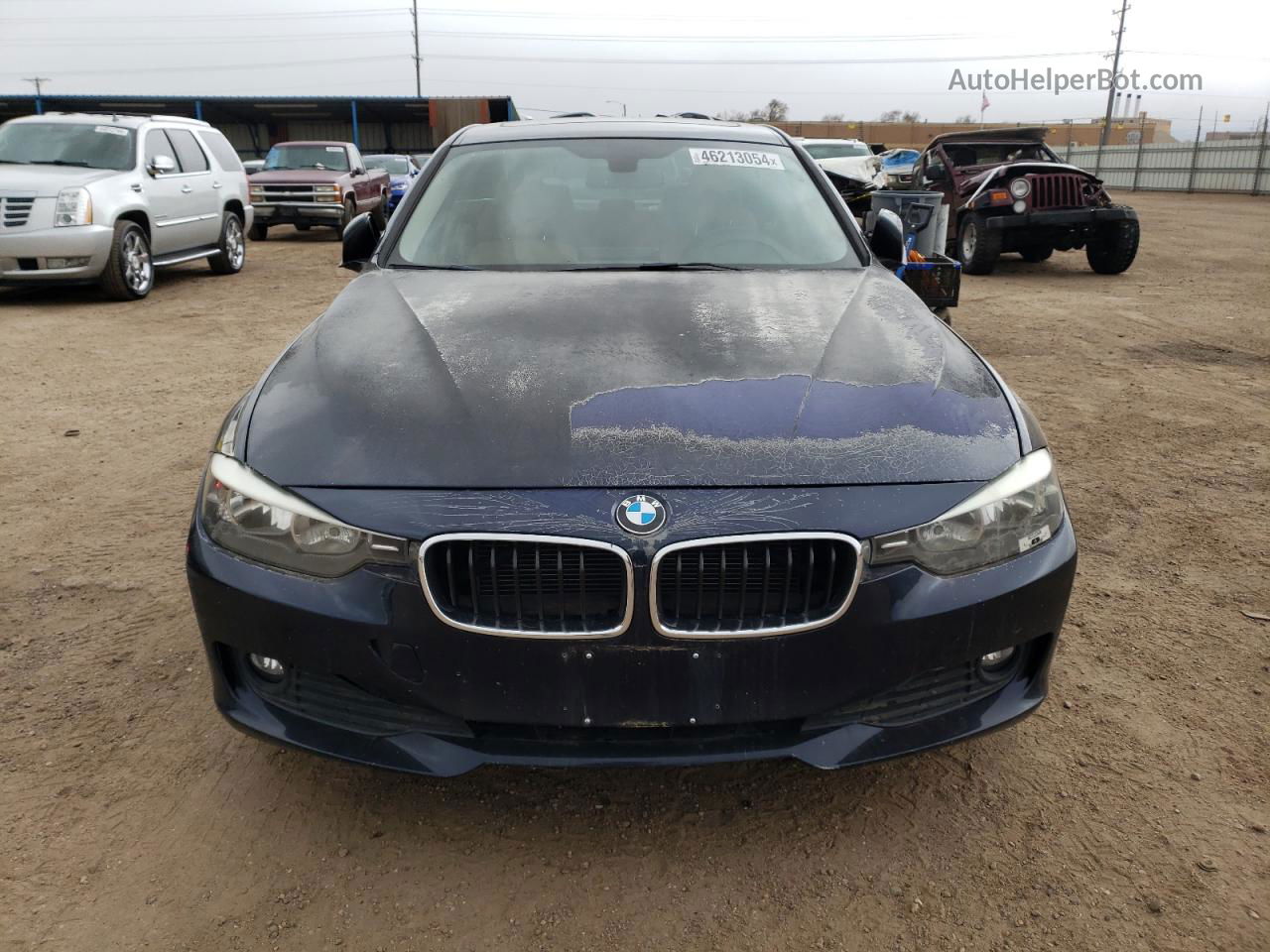 2015 Bmw 320 I Xdrive Blue vin: WBA3C3C55FK201125