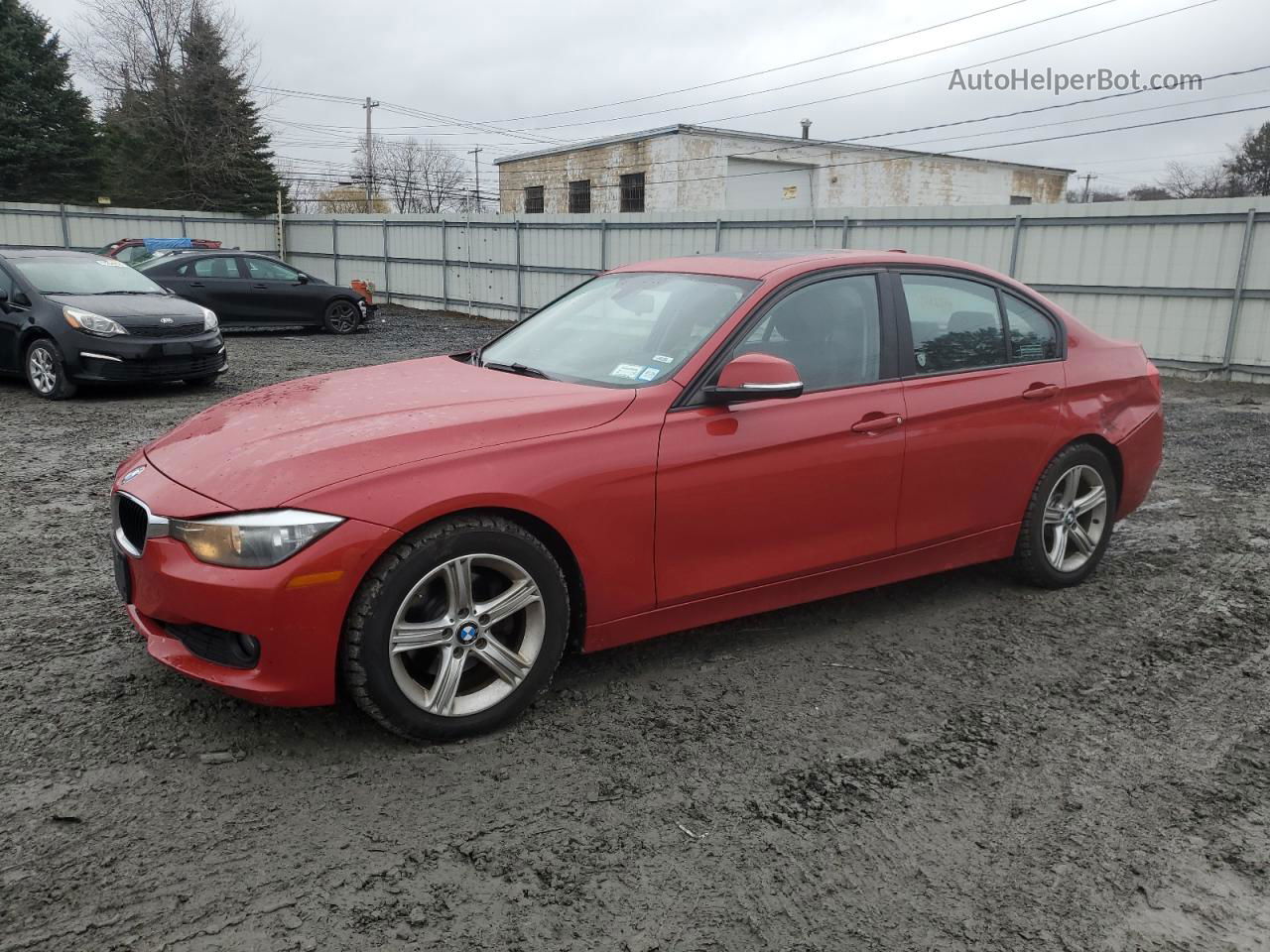 2014 Bmw 320 I Xdrive Red vin: WBA3C3C56EF983555