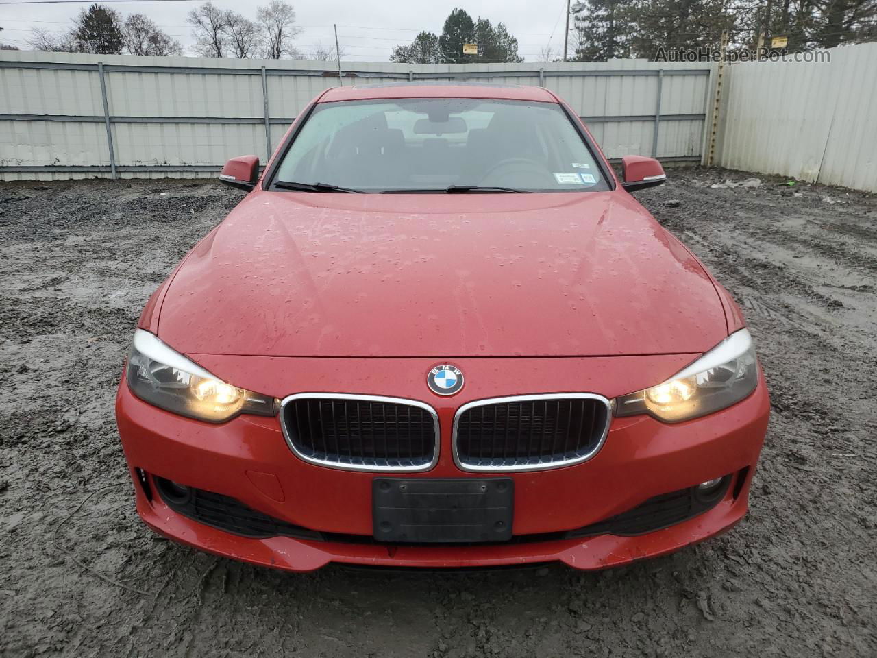 2014 Bmw 320 I Xdrive Red vin: WBA3C3C56EF983555