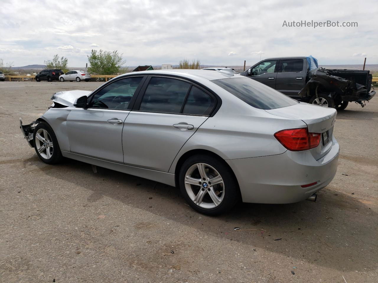 2015 Bmw 320 I Xdrive Silver vin: WBA3C3C56FP665141