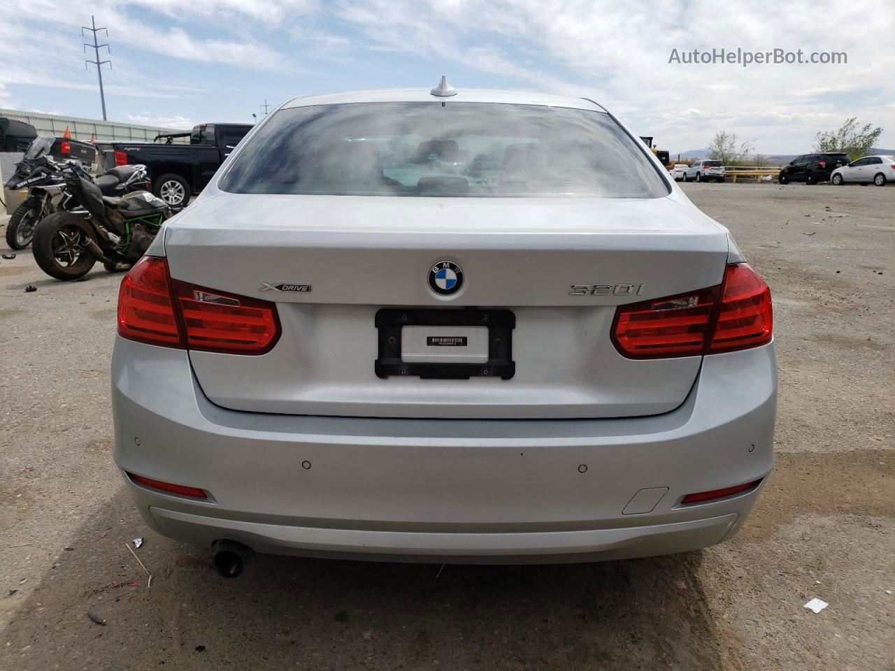 2015 Bmw 320 I Xdrive Silver vin: WBA3C3C56FP665141