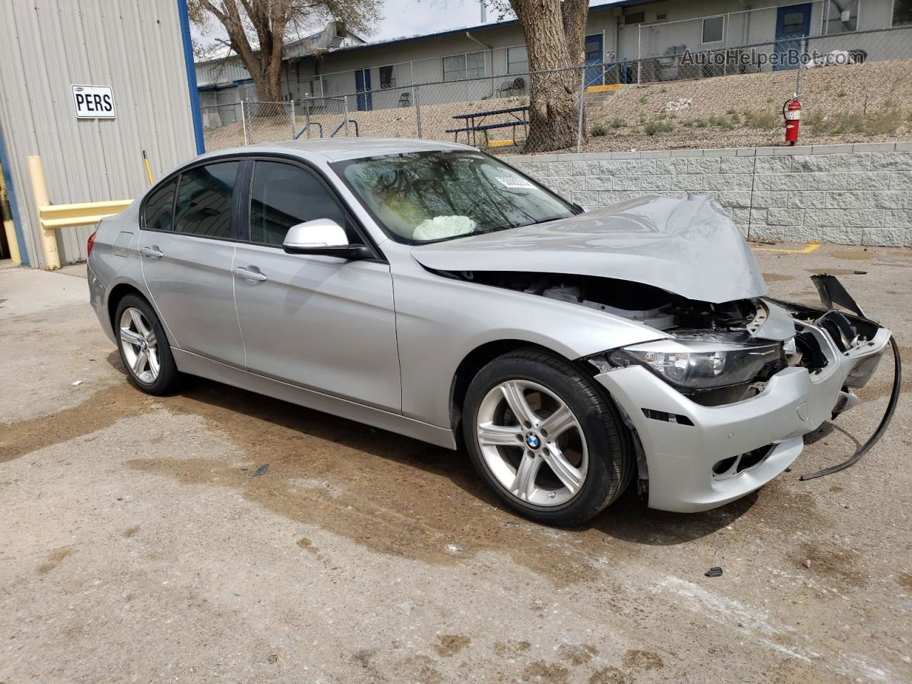 2015 Bmw 320 I Xdrive Silver vin: WBA3C3C56FP665141