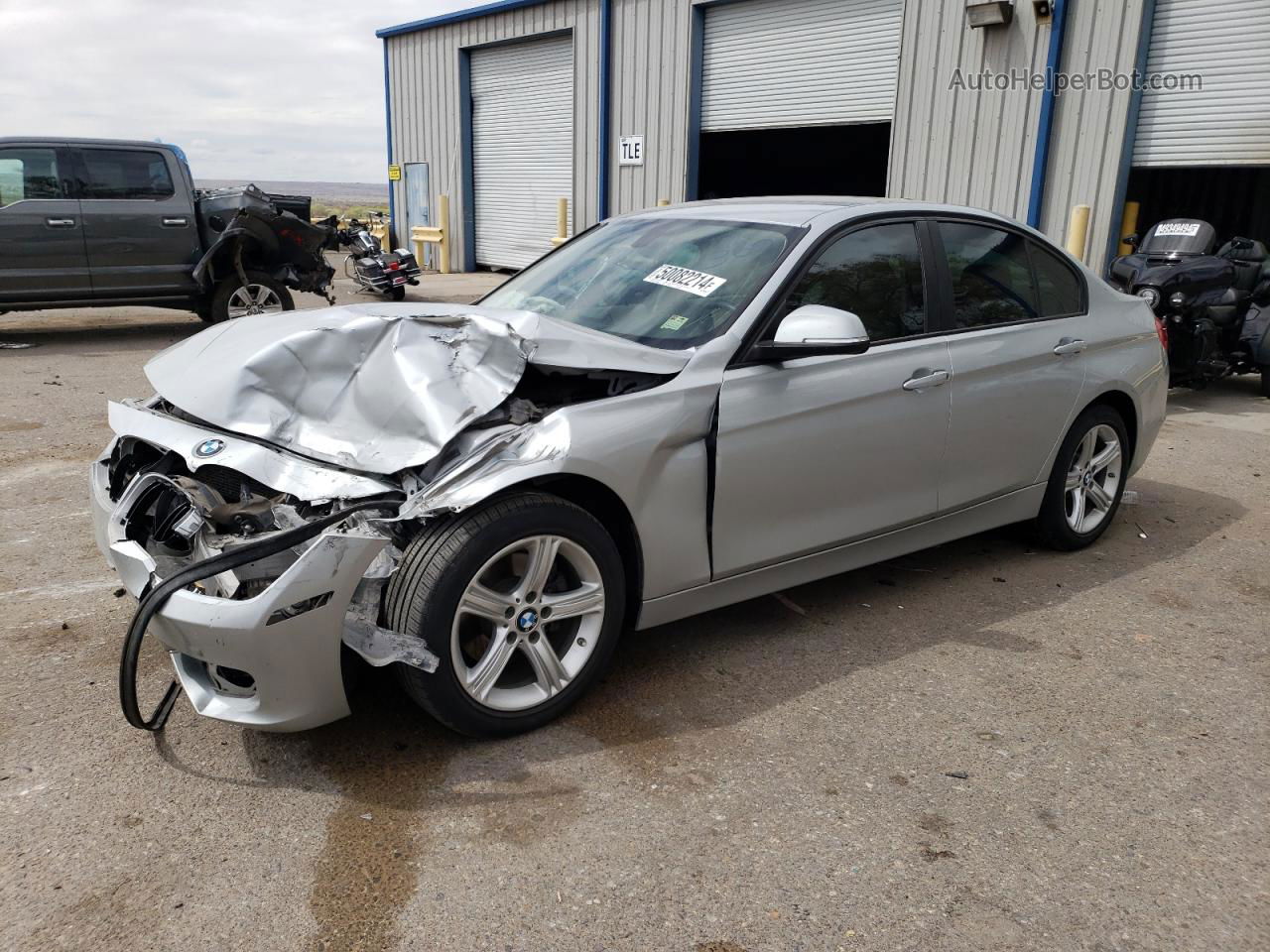 2015 Bmw 320 I Xdrive Silver vin: WBA3C3C56FP665141