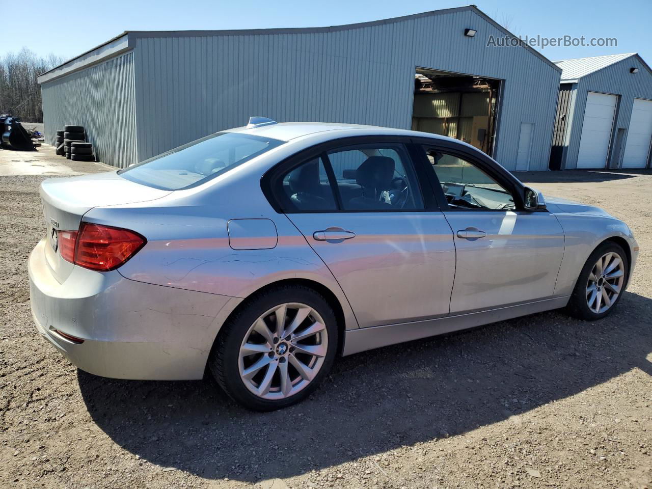 2013 Bmw 320 I Xdrive Silver vin: WBA3C3C57DF979982