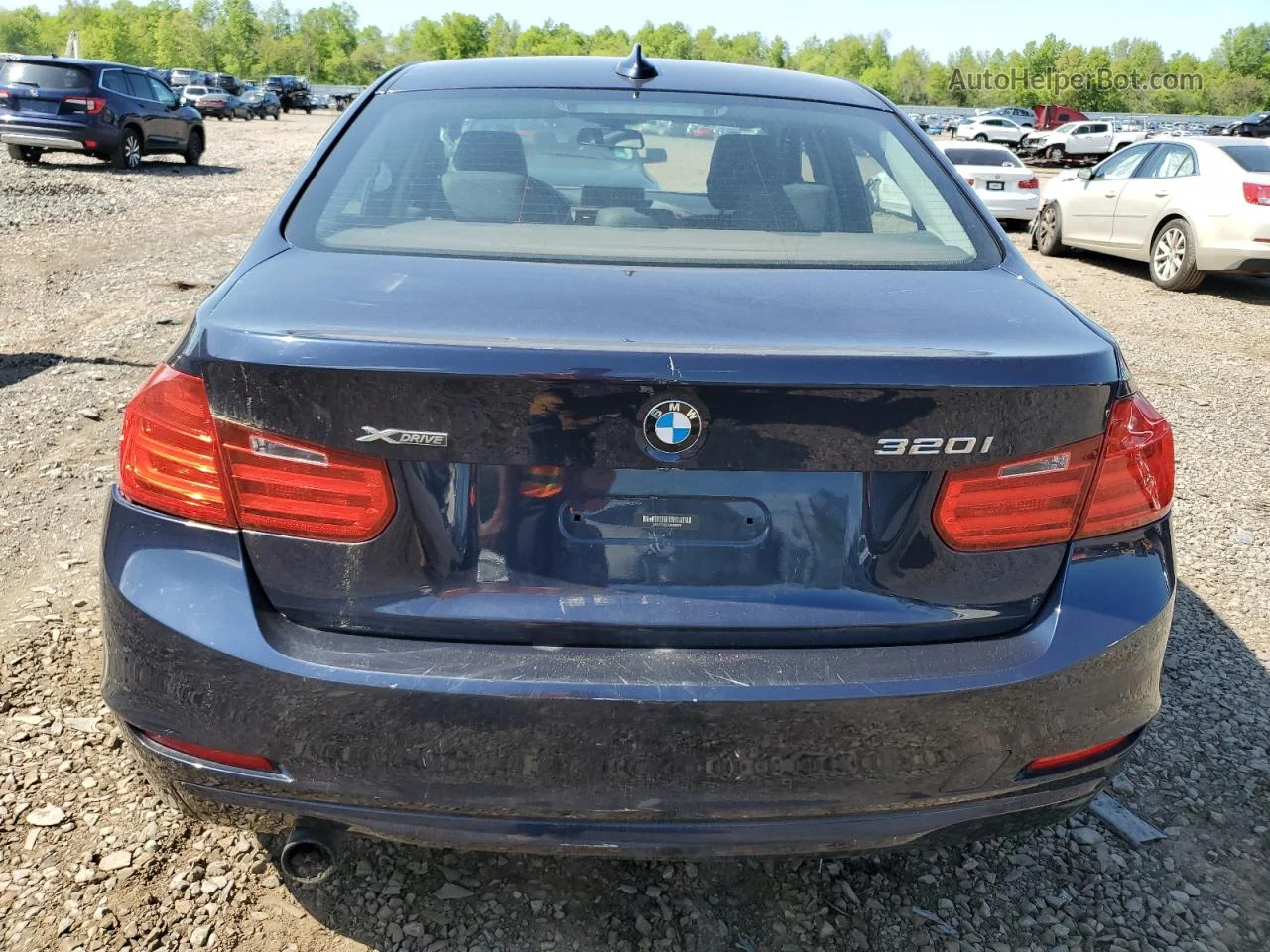 2014 Bmw 320 I Xdrive Синий vin: WBA3C3C57EK200329