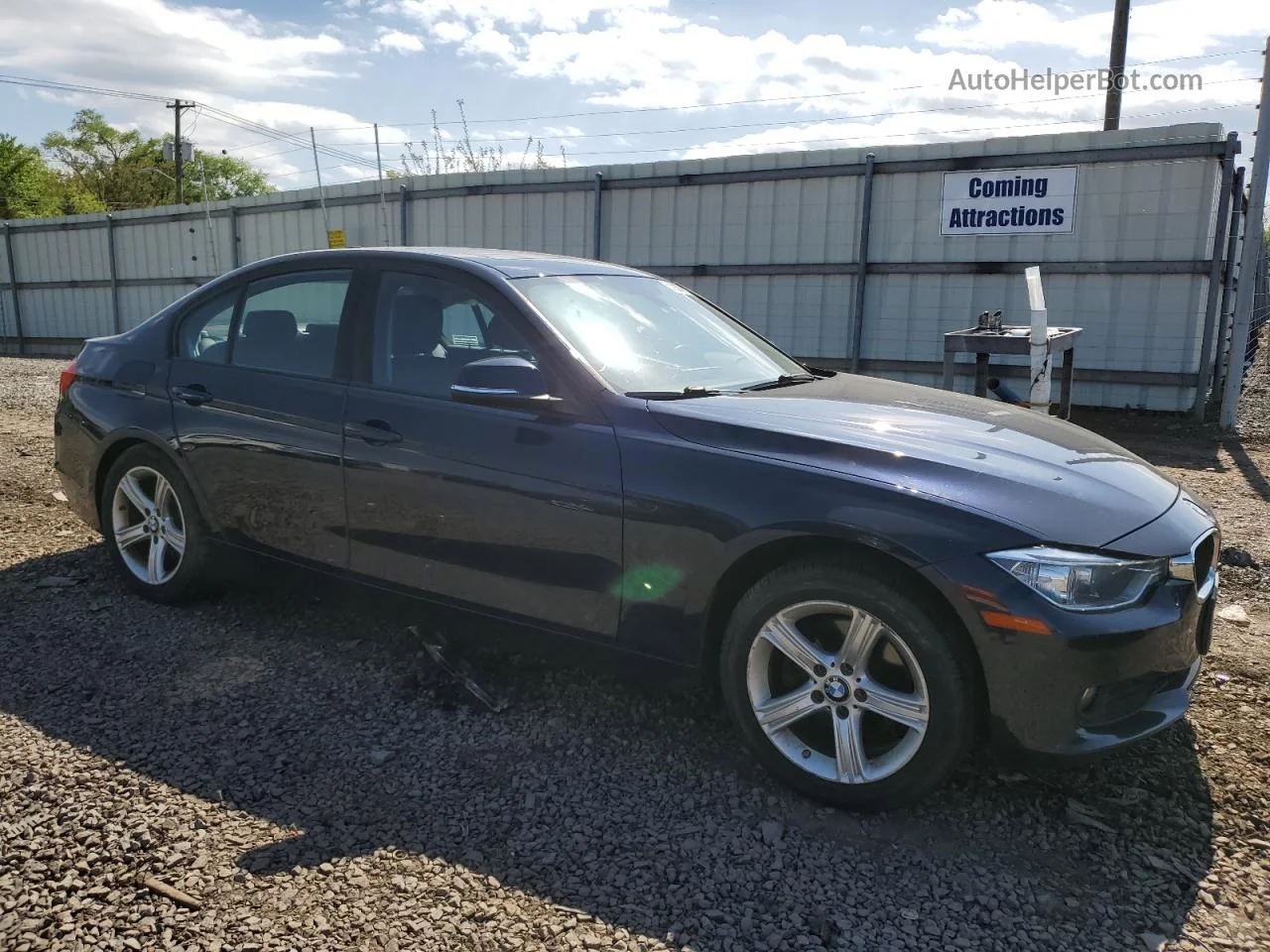 2014 Bmw 320 I Xdrive Blue vin: WBA3C3C57EK200329