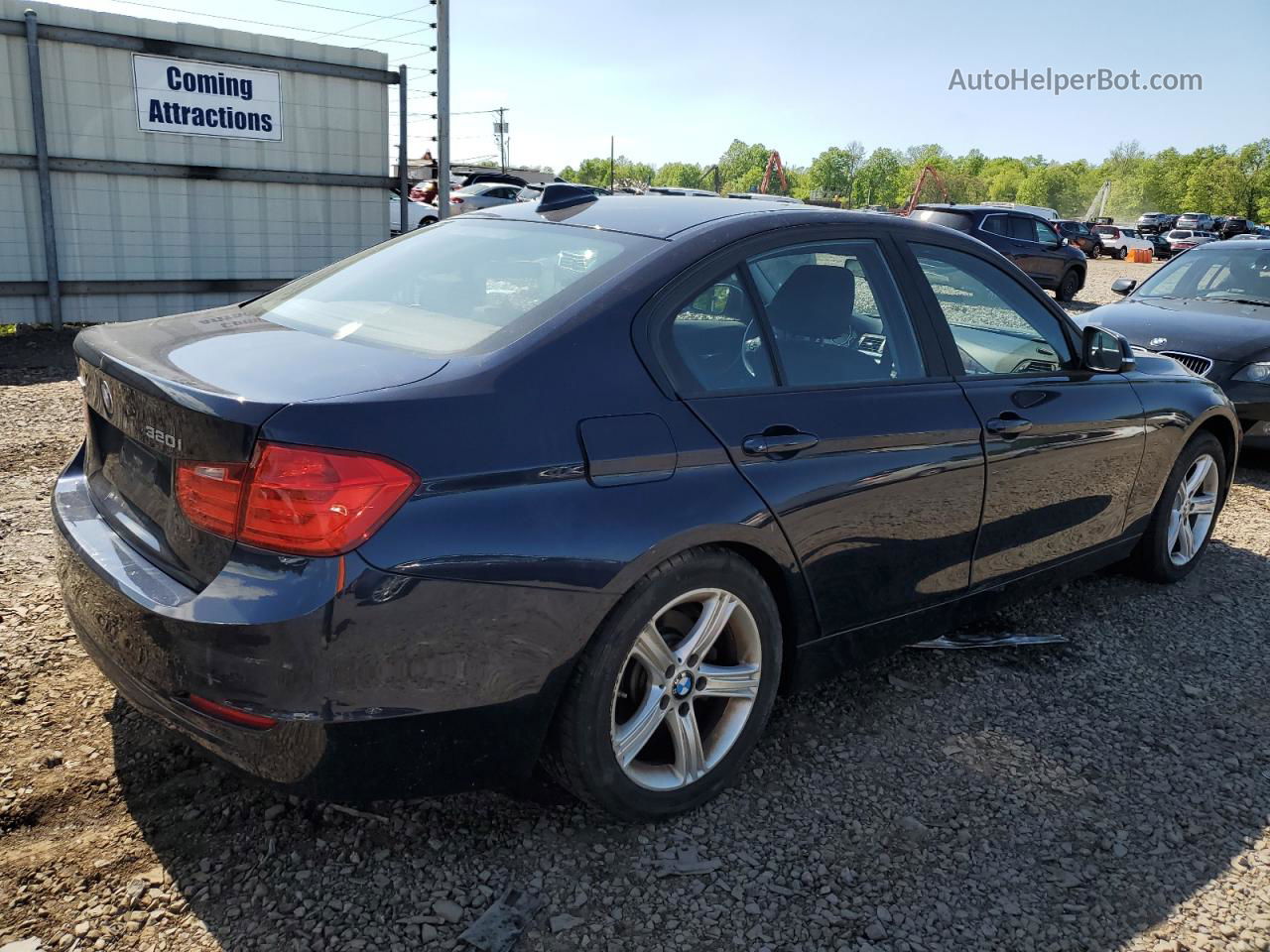 2014 Bmw 320 I Xdrive Blue vin: WBA3C3C57EK200329