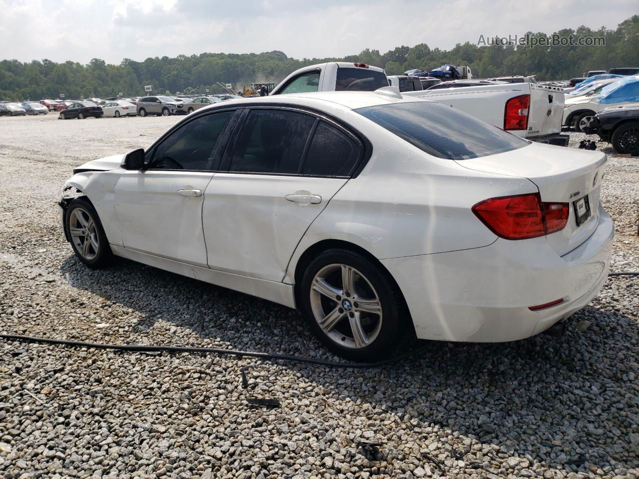 2015 Bmw 320 I Xdrive White vin: WBA3C3C58FP663231