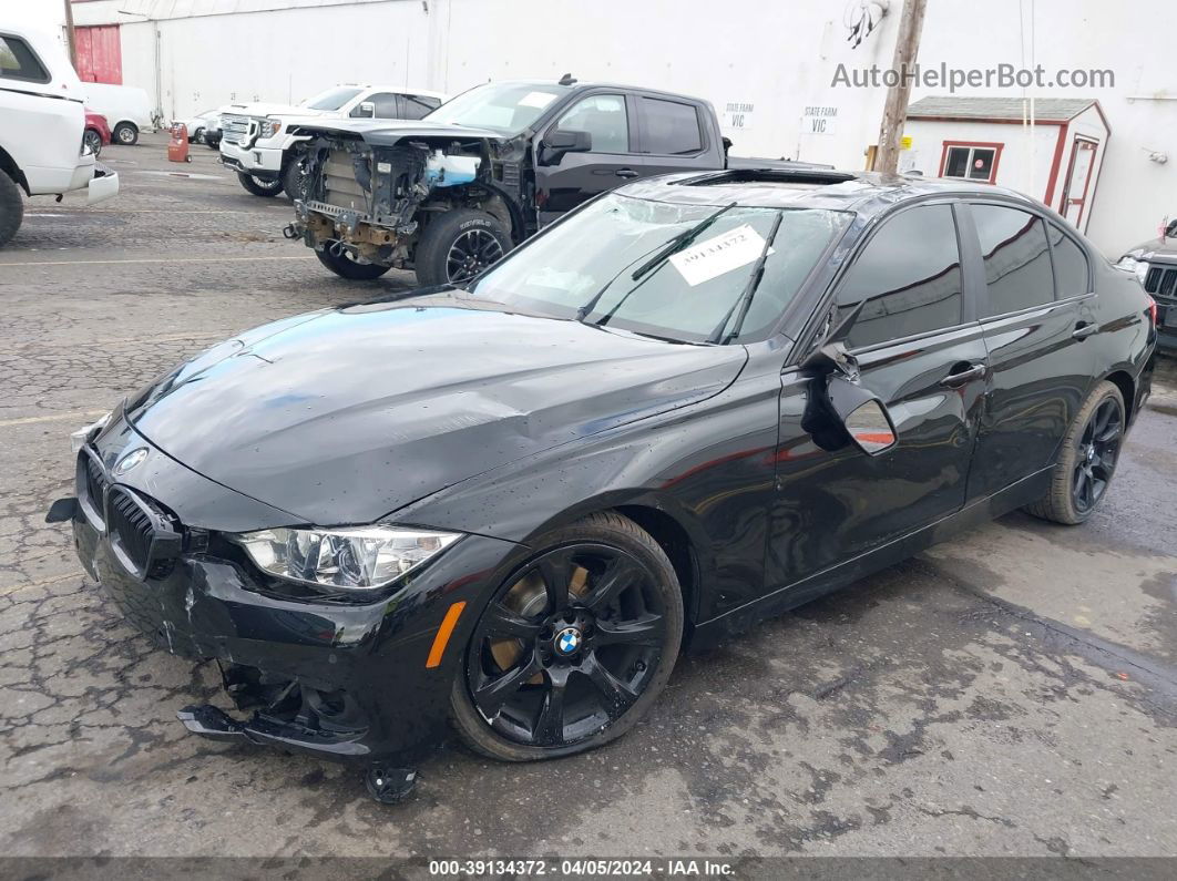 2015 Bmw 320i Xdrive Black vin: WBA3C3C58FP664220